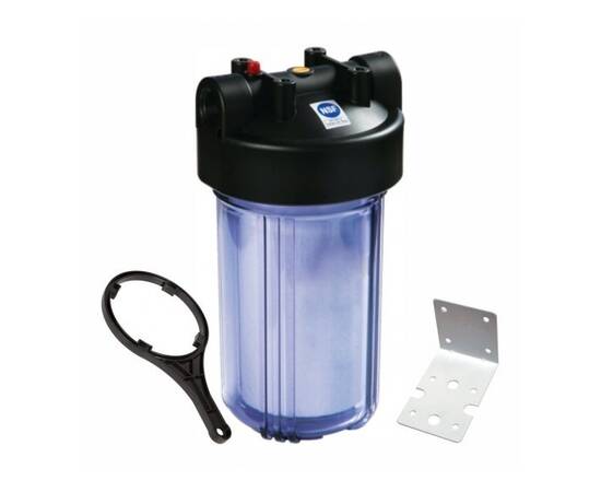 10" BB фильтр-комплект для холодной воды, тип 897, вход/выход - 1", прозрачный