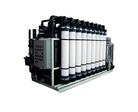 Промышленная система ультрафильтрации воды, поры 0.03 мкр, до 100 т/час