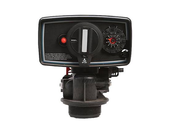 Умягчение + фильтрация по времени 3,5 куб/час, вход/выход - 1", 3/4", 1/2", клапан автомат комби, Canature