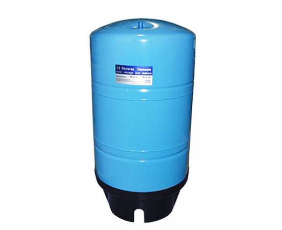 Накопительный бак металлический синий, объем 20 гал/75 л, Тайвань