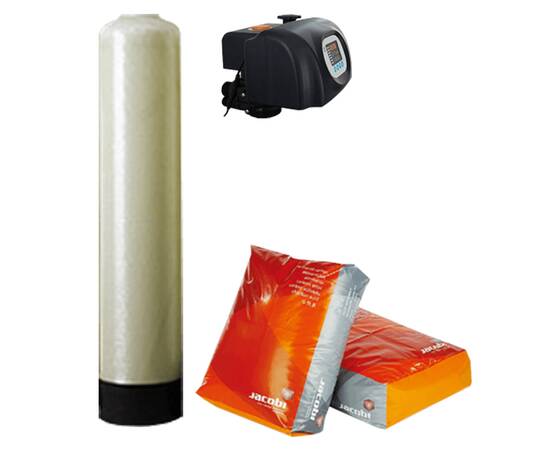 Блоки - комплекты фильтрации и осветления воды с клапаном - автоматом производительностью 1 куб/час, 2 куб/час, 3 куб/час, 4 куб/час